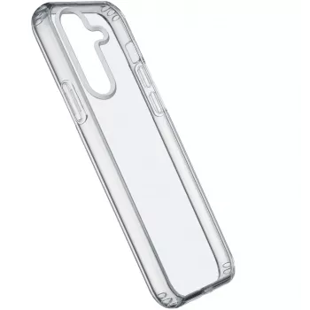 Cellularline Clear Protect - Galaxy S25 kietas dėklas su guminiais kraštais