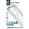 Cellularline Clear Protect - Galaxy S25 kietas dėklas su guminiais kraštais