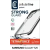 Cellularline Tetra Force Strong Guard - Galaxy S25 Ultra apsauginis, smūgiams atsparus lankstus dėklas su integruota Microban® antibakterine technologija