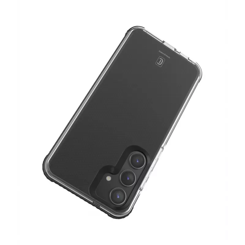 Cellularline Tetra Force Strong Guard - Galaxy S25 Ultra apsauginis, smūgiams atsparus lankstus dėklas su integruota Microban® antibakterine technologija