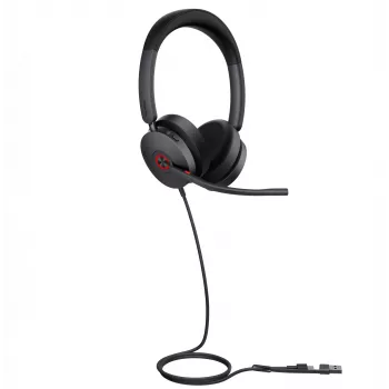 Ausinės Yealink UH48 Dual Teams USB-C/A laidinės 20-20000 Hz juodos