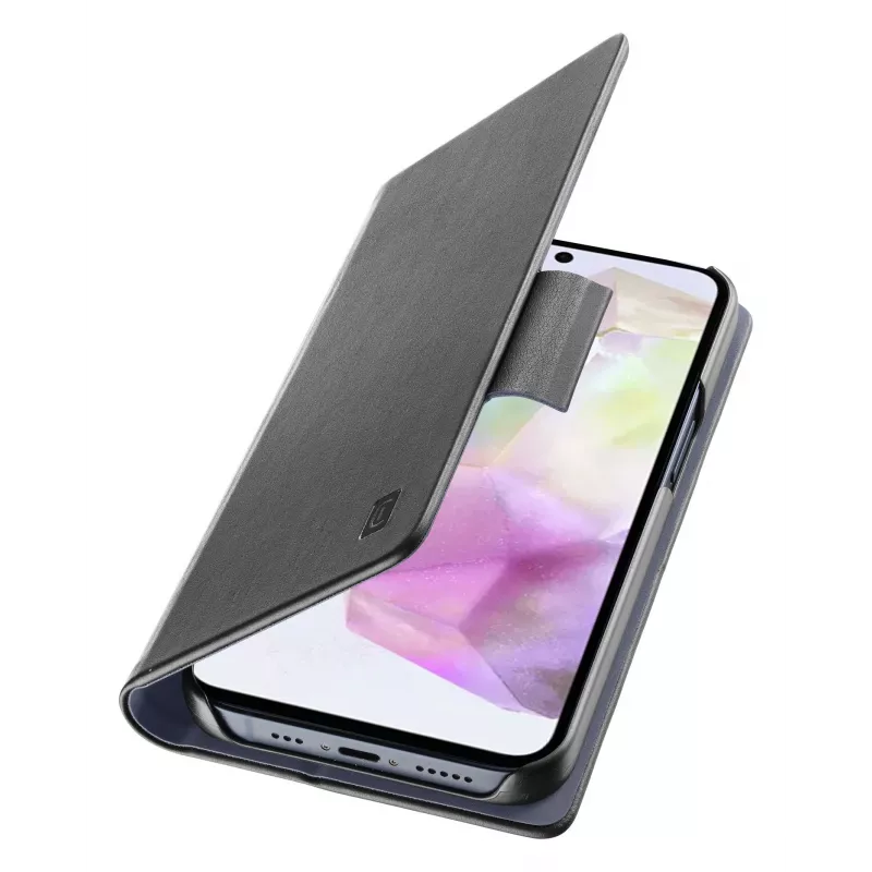 Cellularline Book - Galaxy A36/A56 dėklas-knygelė su kortelių kišene ir magnetiniu užsegimu