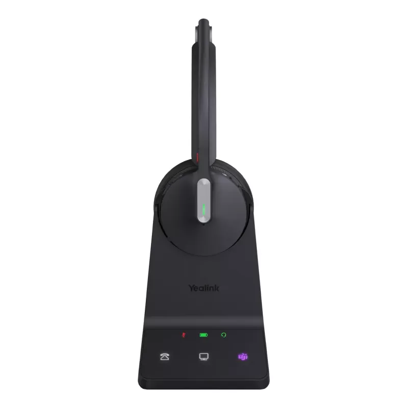 Belaidės mono ausinės Yealink WH64 Teams – Bluetooth, viršaus, nuo 20 iki 20000 Hz, 150 m diapazonas, juodos