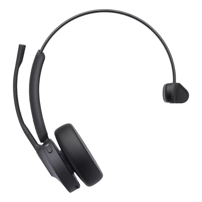 Belaidės mono ausinės Yealink WH64 Teams – Bluetooth, viršaus, nuo 20 iki 20000 Hz, 150 m diapazonas, juodos