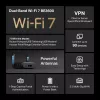 TP-Link BE3600 Wi-Fi 7 belaidis maršrutizatorius 2.5 Gigabit Ethernet Dviejų juostų (2.4 GHz / 5 GHz) Juodas