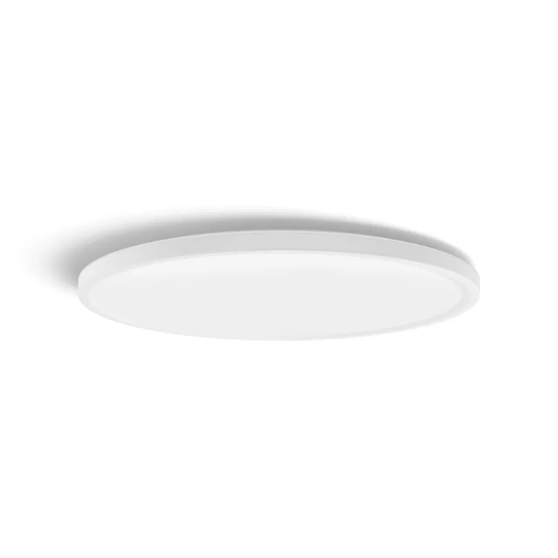 Lubinis šviestuvas Philips Hue Devote plonas lubinis šviestuvas M, apvalus LED 23W, baltas, Ø42.1 cm, universali vieta