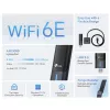TP-Link Archer AXE3000 Wi-Fi 6E didelio stiprinimo belaidis USB adapteris