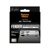 PanzerGlass Fender kameros apsauga, skirta iPhone 17 Pro Max — silikoninė, sidabrinė, atspari įbrėžimams ir smūgiams