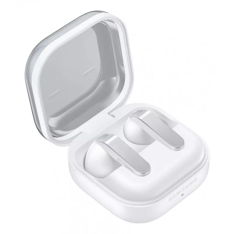 Samsung Galaxy Buds4 ausinės belaidės į ausis įdedamos skambučiams/muzikai Bluetooth baltos