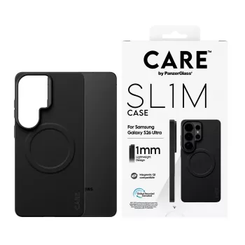 Apsauginis PanzerGlass CARE SL1M dėklas Samsung Galaxy S26 Ultra, juodas