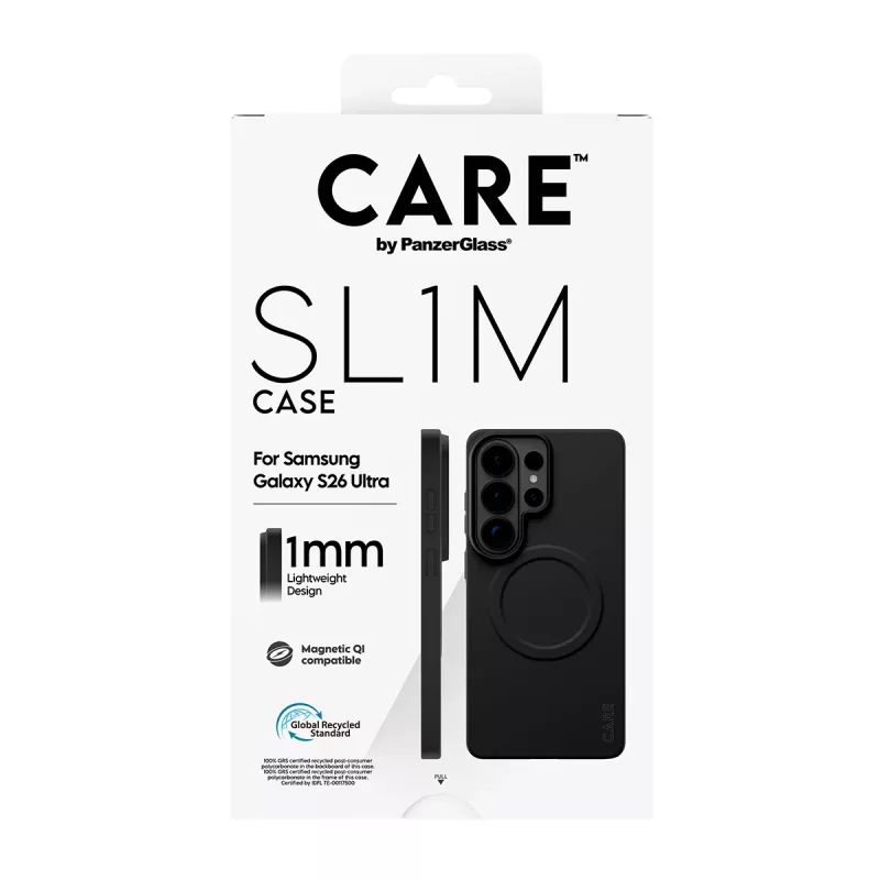 Apsauginis PanzerGlass CARE SL1M dėklas Samsung Galaxy S26 Ultra, juodas