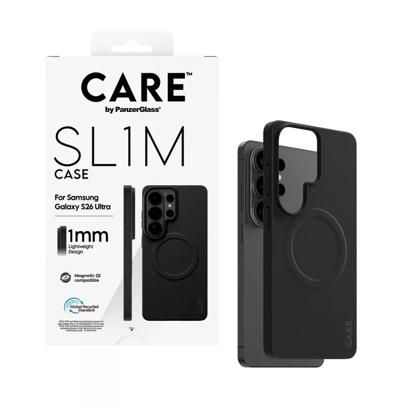 Apsauginis PanzerGlass CARE SL1M dėklas Samsung Galaxy S26 Ultra, juodas