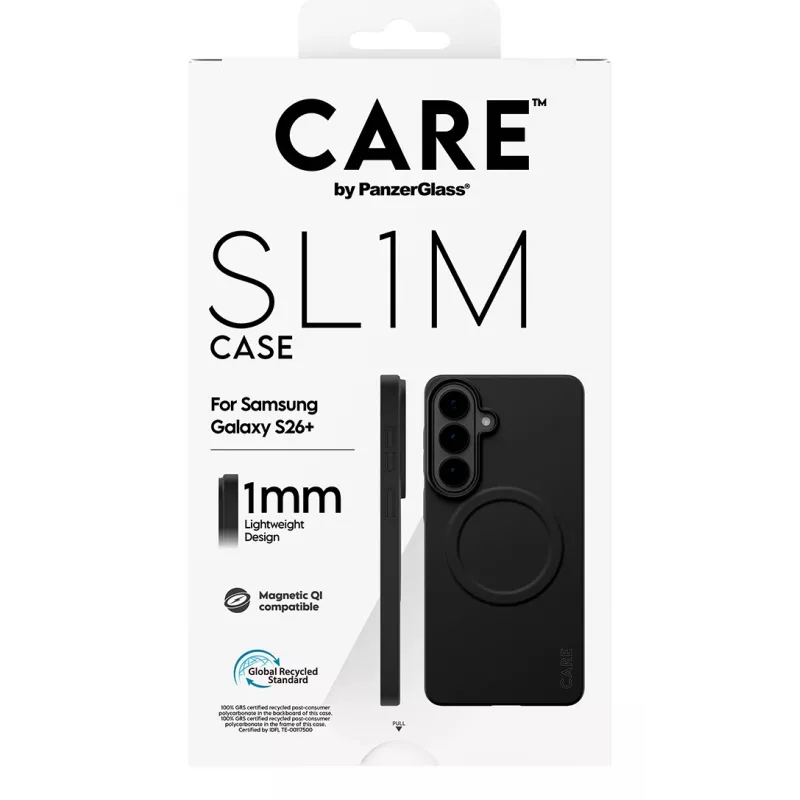 Apsauginis PanzerGlass CARE SL1M dėklas Samsung Galaxy S26+, juodas (CR06231)