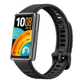 Apysluosčių aktyvumo sekiklis HUAWEI Band 11 Pro su 1,62 colio AMOLED ekranu, optiniu širdies ritmo jutikliu, 14 dienų baterija, Juoda