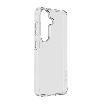Cellularline Clear Protect - Galaxy S26 kietas dėklas su guminiais kraštais