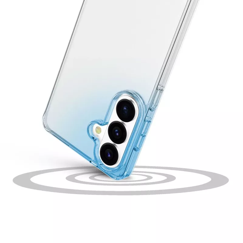 Cellularline Clear Protect - Galaxy S26 kietas dėklas su guminiais kraštais