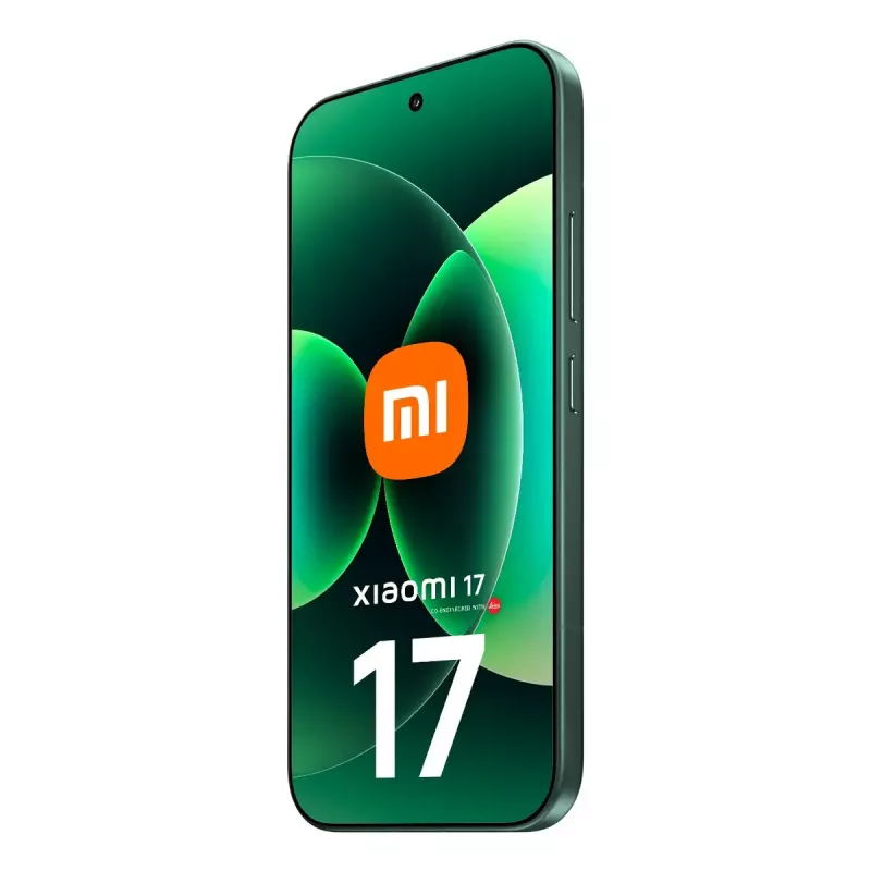 Išmanusis telefonas „Xiaomi 17“ – 6,3 colio (16 cm) ekranas, „Snapdragon 8 Elite Gen 5“, 12 GB RAM, 512 GB atminties, 6330 mAh, žalia