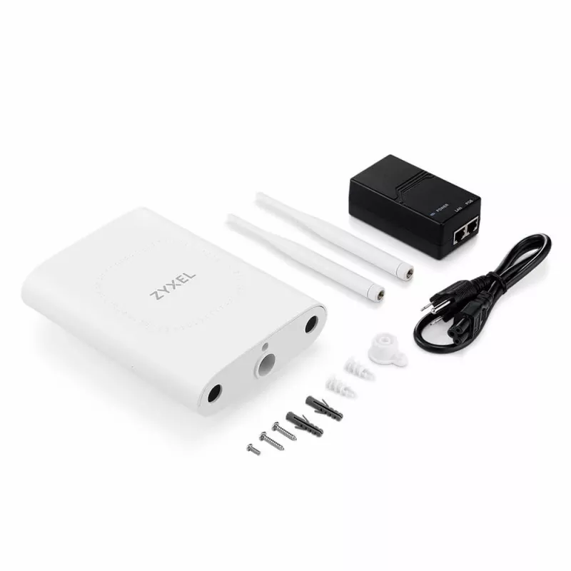 Zyxel NWA55BE belaidis prieigos taškas – dviejų juostų 2,4/5 GHz, 5100 Mbit/s, PoE, baltos spalvos