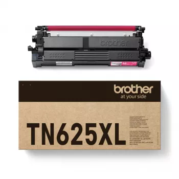 Dažų kasetė Brother TN-625XLM Magenta, Originali, išeiga 5 500 puslapių, 1 vnt.