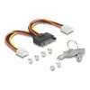 HDD dėklas DeLOCK 47070 Rack Suderinamas Metalas 100mm Plotis