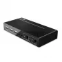 Lindy 2 prievadų HDMI 4K60, USB 2.0 ir garso KVM jungiklis, 4096 x 2160 pikselių, 4K Ultra HD, juodas