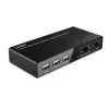Lindy 2 prievadų HDMI 4K60, USB 2.0 ir garso KVM jungiklis, 4096 x 2160 pikselių, 4K Ultra HD, juodas