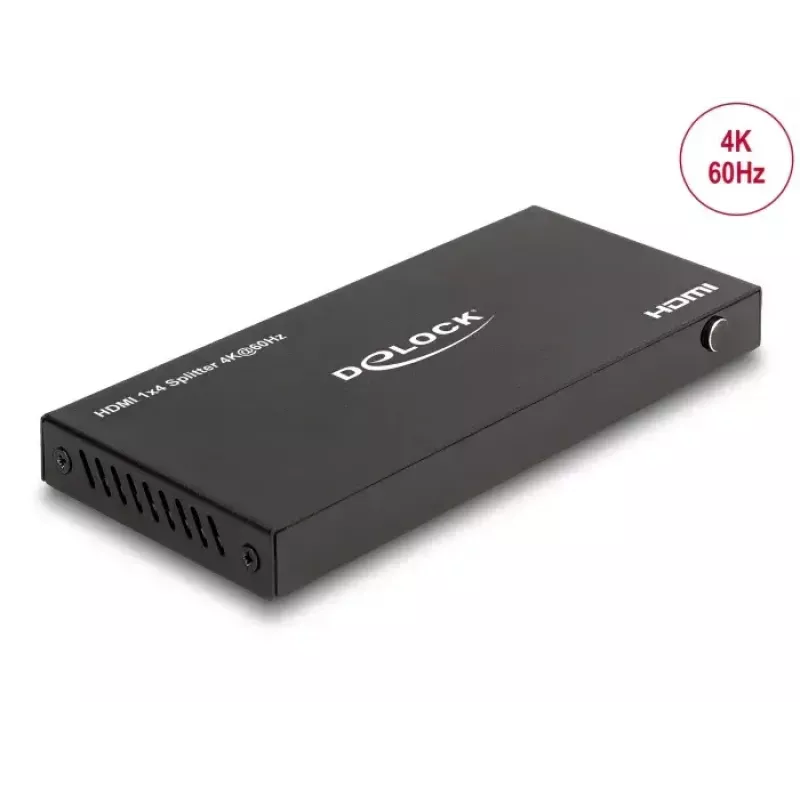 DeLOCK HDMI skirstytuvas 1 x HDMI įėjimas į 4 x HDMI išėjimai 4K 60 Hz