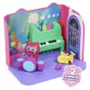 Gabby's Dollhouse, „Groovy Music Room“ su Daniel James Catnip figūrėle, 2 priedais, 2 baldais ir 2 siuntomis, žaislai vaikams nuo 3 metų