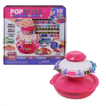 Cool Maker, PopStyle apyrankių gamybos rinkinys su 170 karoliukų, pagaminkite ir perdarykite 10 (pakuotė gali skirtis), meno ir amatų žaislai vaikams nuo 7 metų