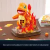 4D Build , Pokémon Charmander 3D modelio rinkinys, Pokémon figūrėlė, Kanto pirmojo partnerio kolekcija, stalo dekoras, 241 dalis, amžius 12+