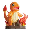 4D Build , Pokémon Charmander 3D modelio rinkinys, Pokémon figūrėlė, Kanto pirmojo partnerio kolekcija, stalo dekoras, 241 dalis, amžius 12+