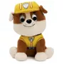 PAW Patrol GUND oficialus Rubble su firminiu statybininko uniformos pliušiniu žaislu, kimštas gyvūnėlis vaikams nuo 1 metų, 6 colių