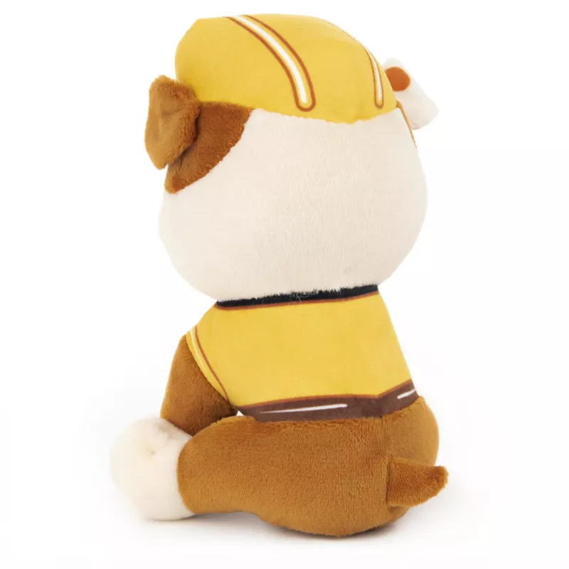 PAW Patrol GUND oficialus Rubble su firminiu statybininko uniformos pliušiniu žaislu, kimštas gyvūnėlis vaikams nuo 1 metų, 6 colių