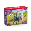 Žaislinis arkliukų rinkinys Schleich HORSE CLUB su Lisa figūrėle ir arkliu Storm, ūkio žaidimų aikštelė, rekomenduojamas amžius 5–12