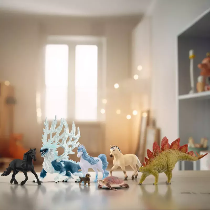 Žaislinė figūrėlė Schleich Norvegijos fjordo kumelė 13980 ruda balta geltona