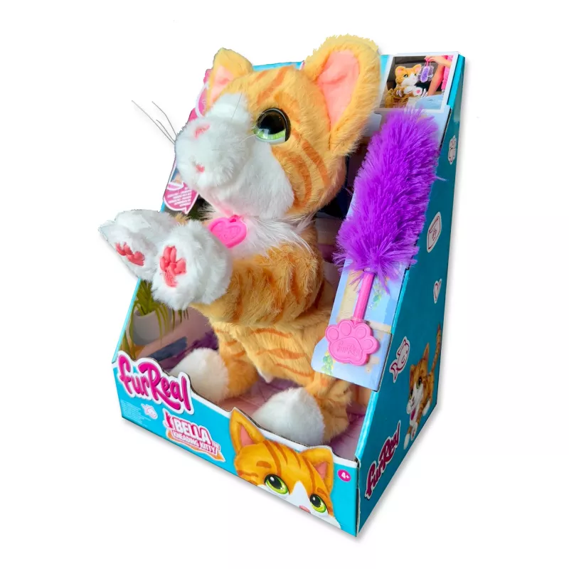 Just Play FurReal Bella, žaislinė katė, 4 m., interaktyvi, AA, baterijos įdėtos