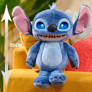 Just Play Disney Stitch - Many Moods Stitch, Personažas, 3 m., Interaktyvus, Skleidžia garsą, AA