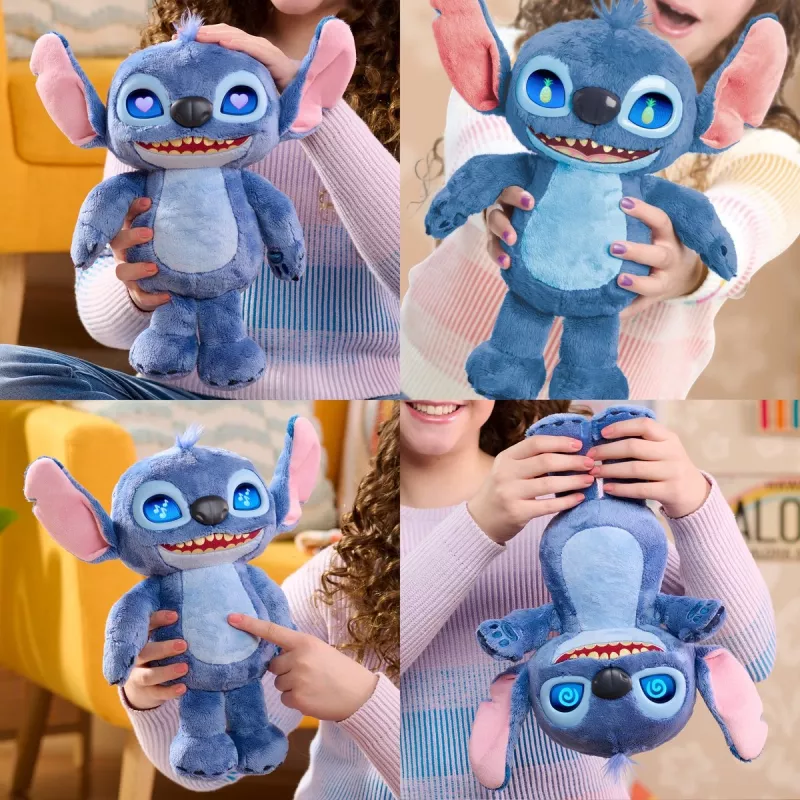 Just Play Disney Stitch - Many Moods Stitch, Personažas, 3 m., Interaktyvus, Skleidžia garsą, AA