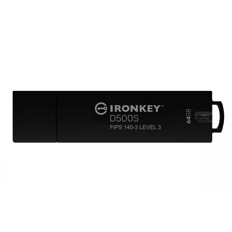 USB Flash Drive Kingston Technology IronKey 64GB D500S FIPS 140-3 AES-256