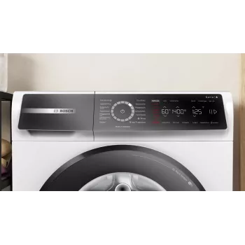 Bosch Serie 8 WGB244040 skalbimo mašina Įkraunama iš priekio 9 kg 1257 aps./min Balta