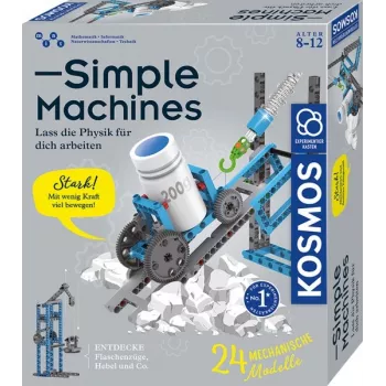 Kosmos Simple Machines, Eksperimentų rinkinys, Fizika, 8 m., Įvairių spalvų