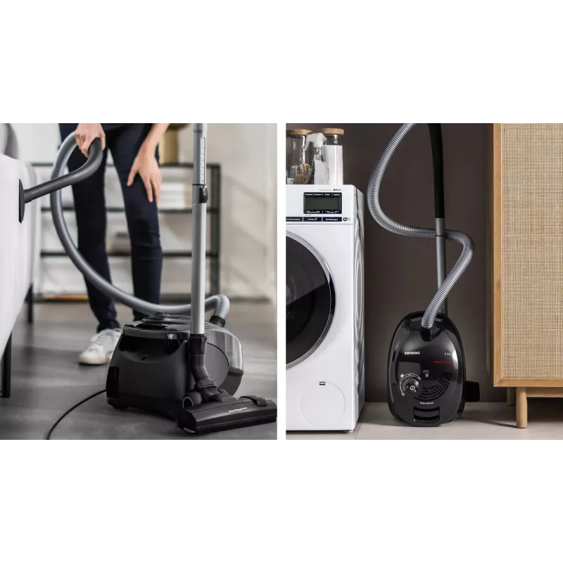 Siemens VSZ3XTRM11 dulkių siurblys 4 L cilindrinis dulkių siurblys sausam valymui 850 W dulkių maišelis