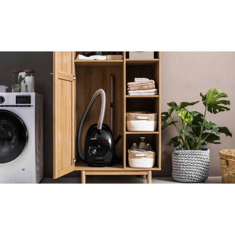 Siemens VSZ3XTRM11 dulkių siurblys 4 L cilindrinis dulkių siurblys sausam valymui 850 W dulkių maišelis