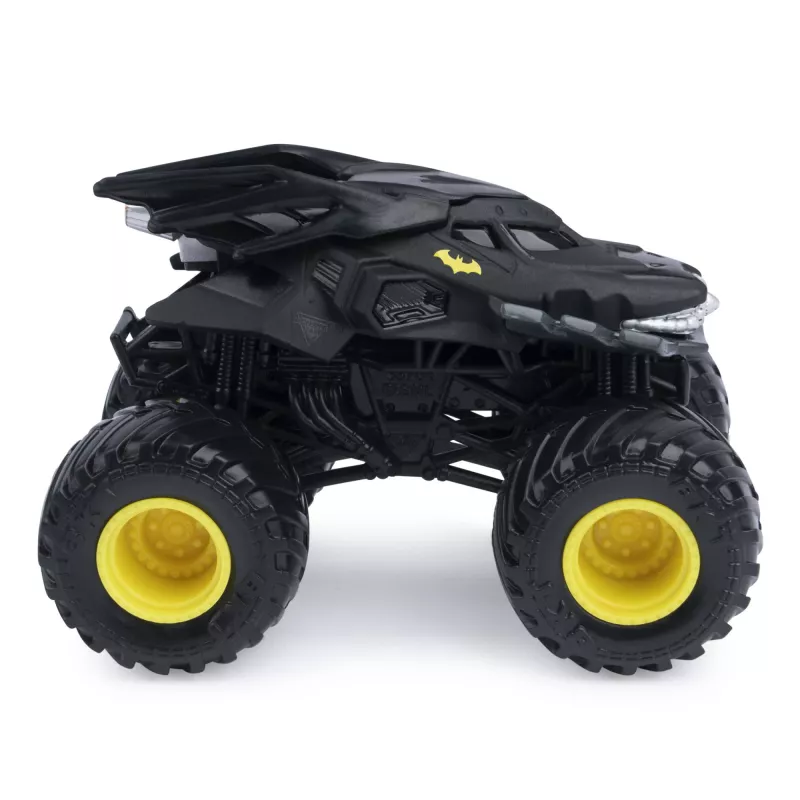 Monster Jam, oficialūs Batman prieš Megalodoną lieti metaliniai monstrų sunkvežimiai, mastelis 1:64, žaislai berniukams nuo 3 metų