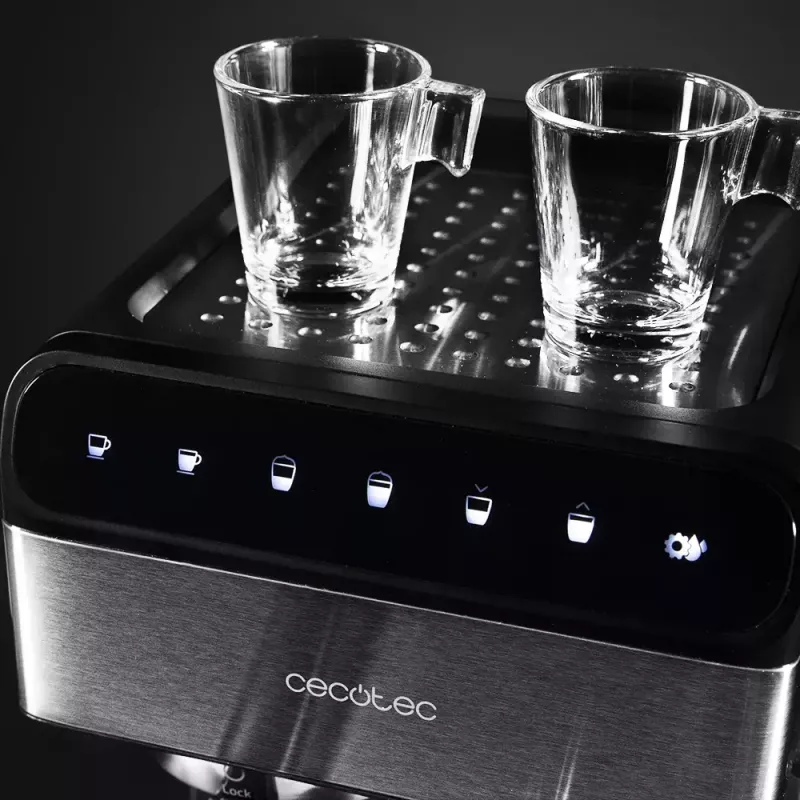 Espreso aparatas CECOTEC Power Instant-ccino 20 Touch — visiškai automatinis, 1,4 l vandens talpa, 2 puodeliams, 1350 W