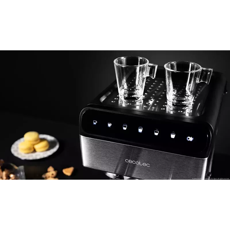 Espreso aparatas CECOTEC Power Instant-ccino 20 Touch — visiškai automatinis, 1,4 l vandens talpa, 2 puodeliams, 1350 W