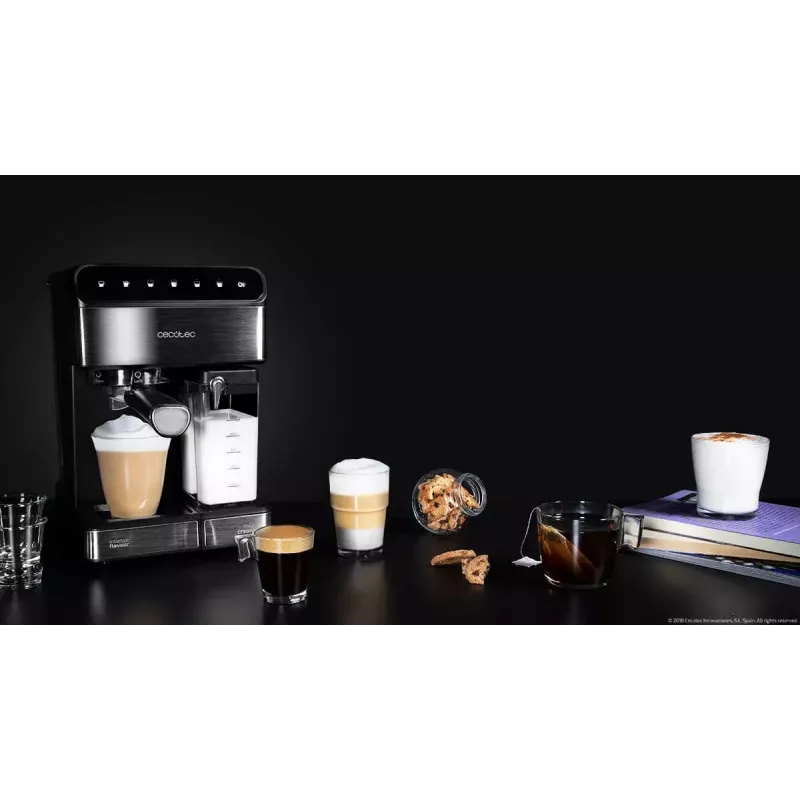 Espreso aparatas CECOTEC Power Instant-ccino 20 Touch — visiškai automatinis, 1,4 l vandens talpa, 2 puodeliams, 1350 W