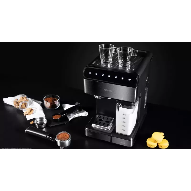 Espreso aparatas CECOTEC Power Instant-ccino 20 Touch — visiškai automatinis, 1,4 l vandens talpa, 2 puodeliams, 1350 W