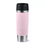 EMSA Travel Mug Waves Grande 500 ml rausvas, nerūdijantis plienas