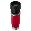 Kelioninis puodelis EMSA Travel Mug Classic N2022200 500 ml juoda, raudona, nerūdijantis plienas